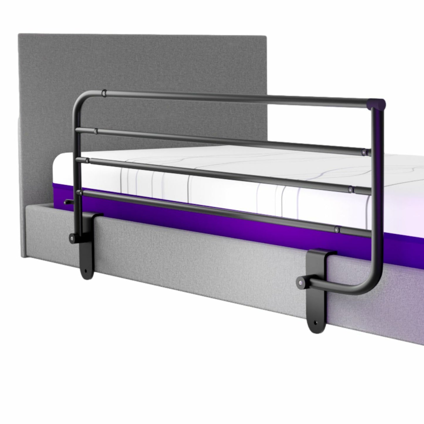 ICare Full Length fold down bed rail pair