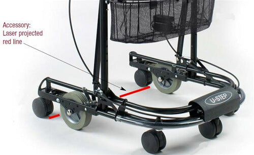 U-Step 2 Walking Stabiliser with Seat and Basket (No Laser Guide)