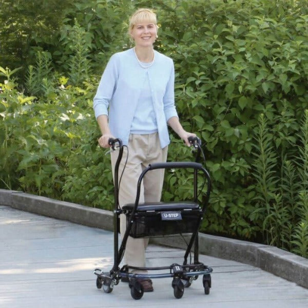 U-Step 2 Walking Stabiliser with Seat and Basket (No Laser Guide)