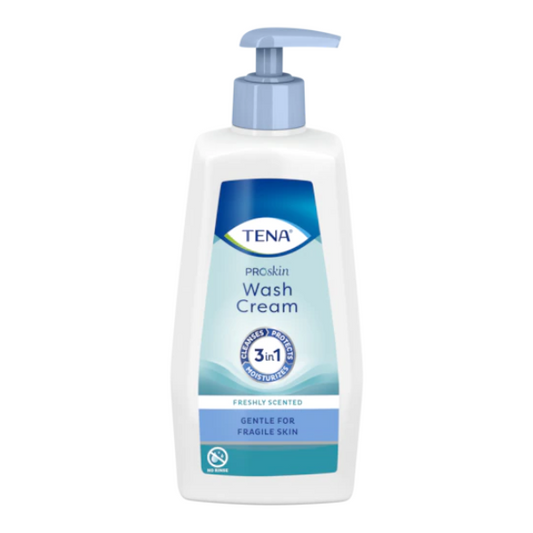 TENA Skin Care Wash Cream 3 in 1