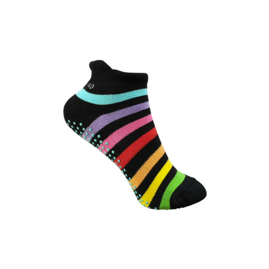 Gripperz Active Anklet Sock Rainbow