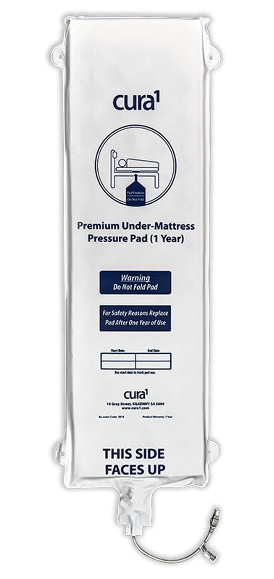 Cura1 Cordless Under Mattress Bed Pad 800 x 290mm (Transmitter Required)