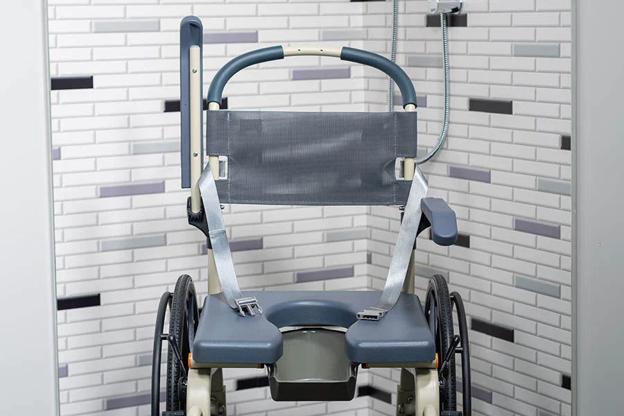 Showerbuddy Roll-inBuddy Solo Shower Commode Chair