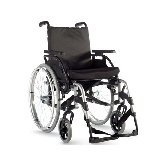 Breezy Basix Manual Wheelchair with Half Folding Back SWL 125kg
