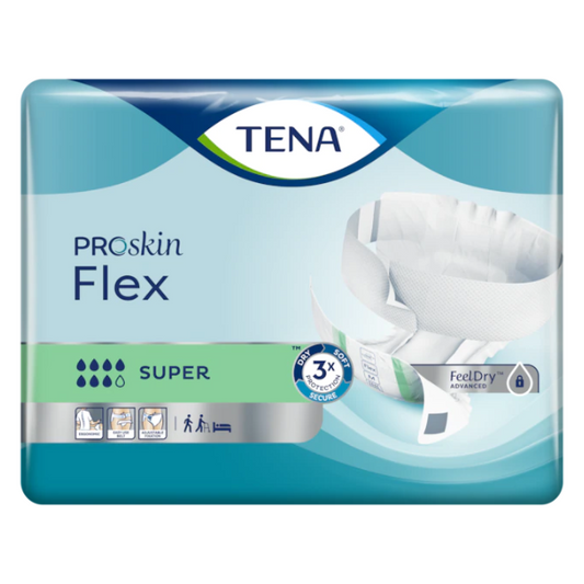 TENA PROskin Flex Belted Briefs - Super