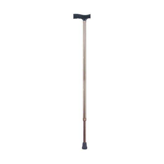 Peak Adjustable Walking Stick with Wooden T Handle