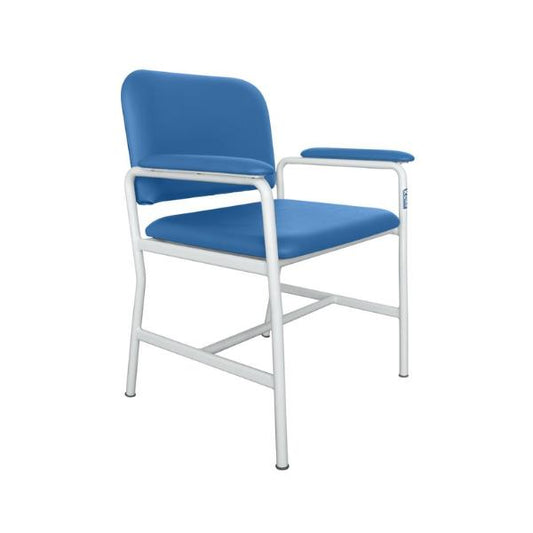 KCare Shower Chair Zinc with Arms 600mm SWL300kg